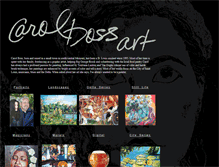 Tablet Screenshot of carolbossart.com